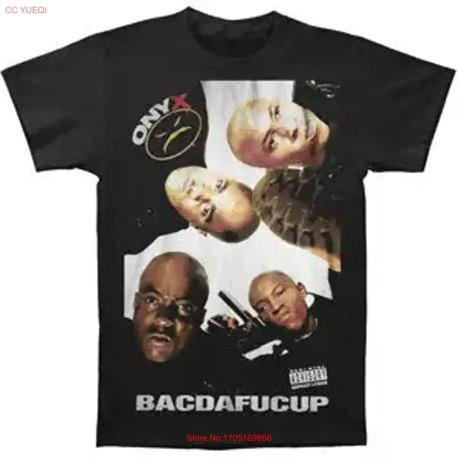 onyx bacdafucup T Shirt vintage Washed designer clothes fashion Stylish Versatile homme Comfortable Soft Slightly Stretched