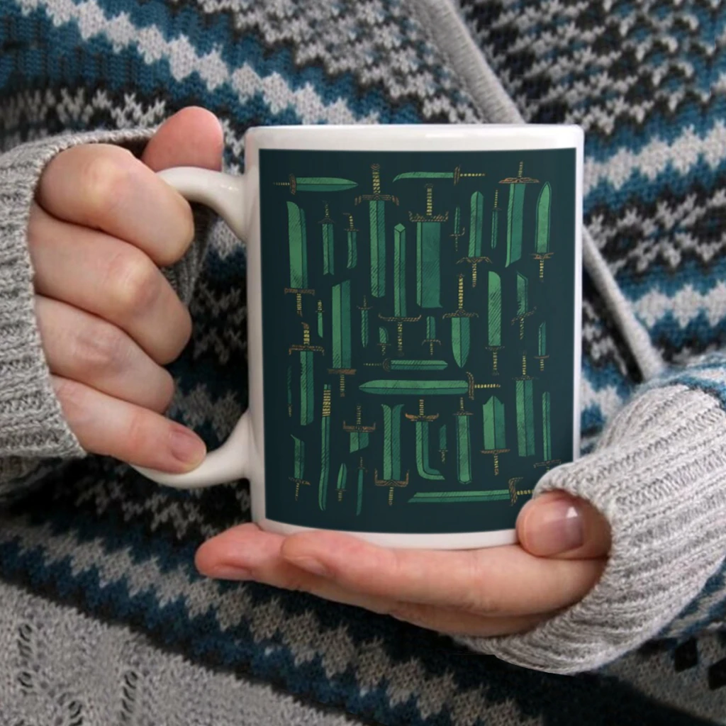 

Bunch of BladesCoffee Mug Tea Cup 11oz Coffee Cup Funny Birthday Ceramic Mug Personalized Cup