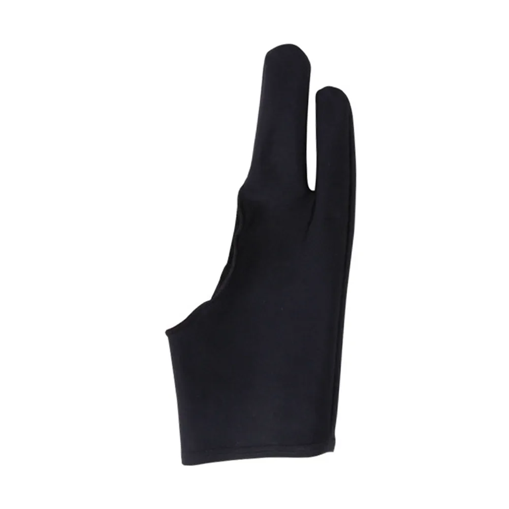 1Pcs Anti-Dirty Two-Finger Drawing Glove for Artists Soft Breathable Elastic Fabric Left Right Hand Compatible Glove for Tablet