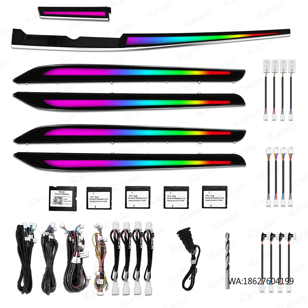 

Upgrade 256 Colors Dynamic Lighting Symphony Led Car Interior Ambient Light for ES 2013-2017 Atmosphere Strip Accessories