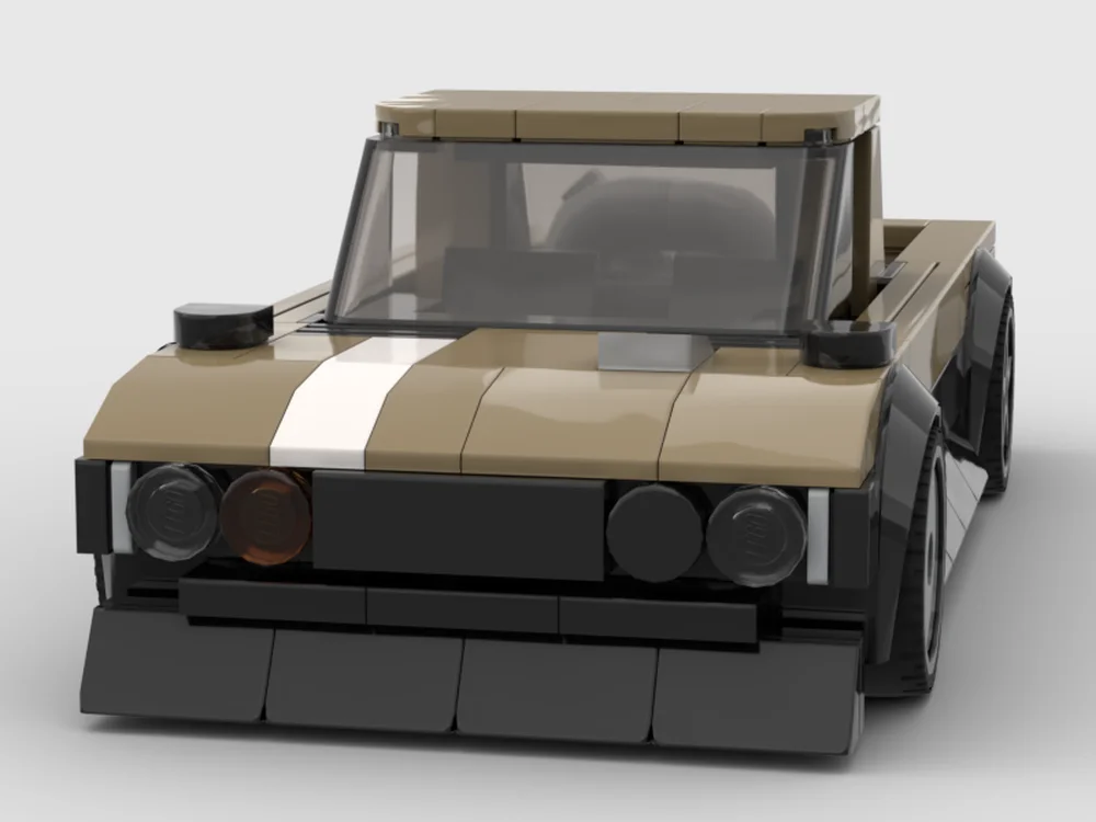 243 Parts Building Block Model City Speed 620 Drift Truck MOC Car Creative Design For Adults Children Christmas Gift