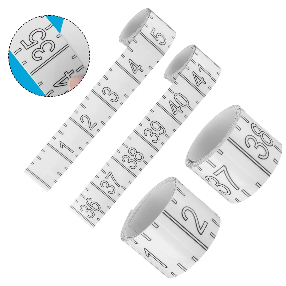 /72 /Inch /Transparent Fish Ruler Waterproof Scale Sticker Decal Tape For Boat For Surface Measurement Fishing Gear 2pcs