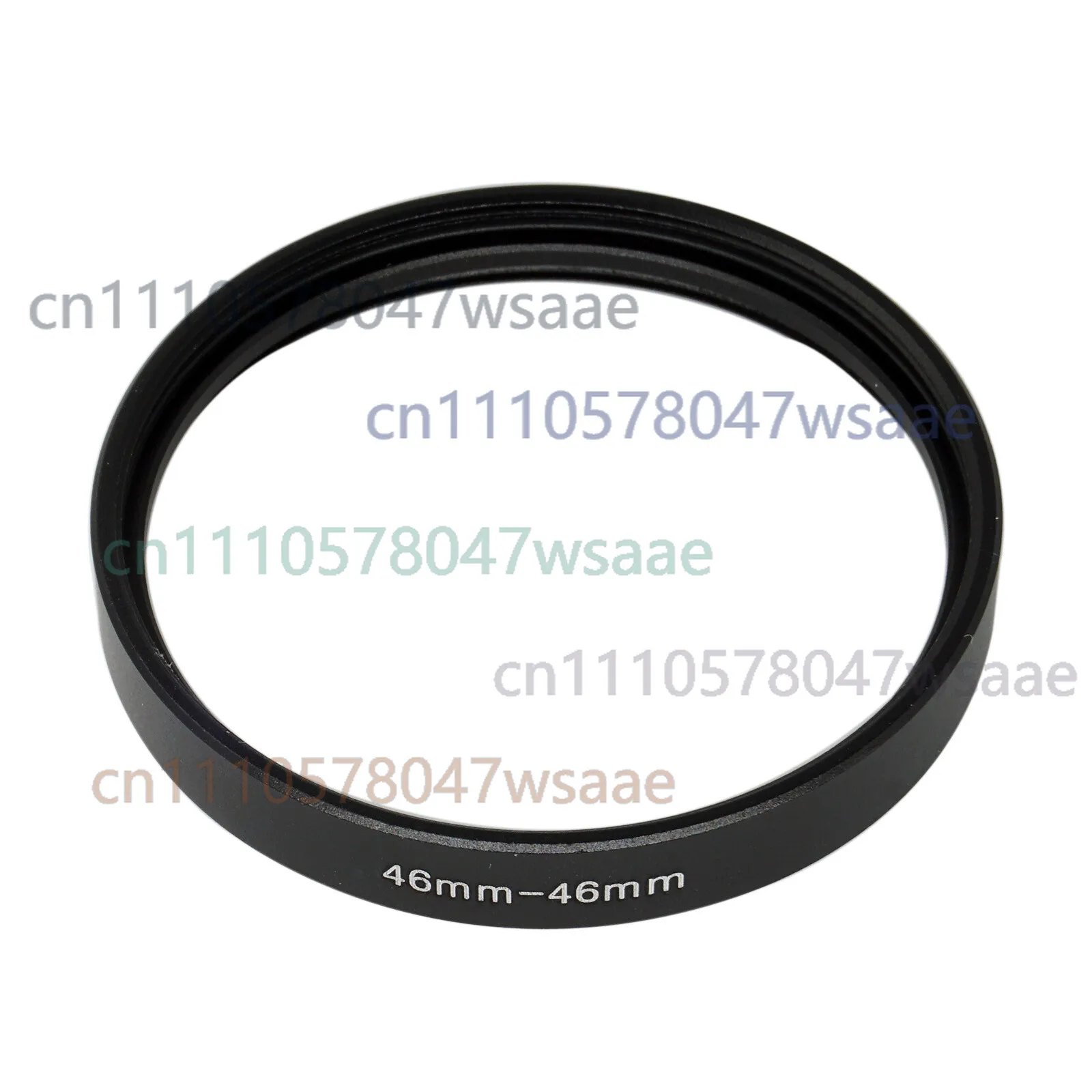 46-46 46mm-46mm Female to Female Double Inner Thread Lens Coupling Ring Adapter