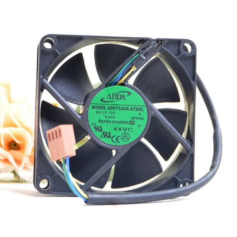 

L High Performance Cooling Fan AD0712UX-A7BGL 12V 0.30A 70*70*25mm