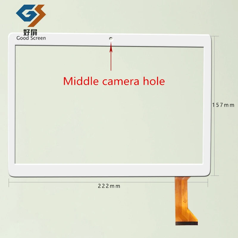 White 9.6 Inch touch screen for HAL 960 4G Capacitive touch screen panel repair and replacement parts