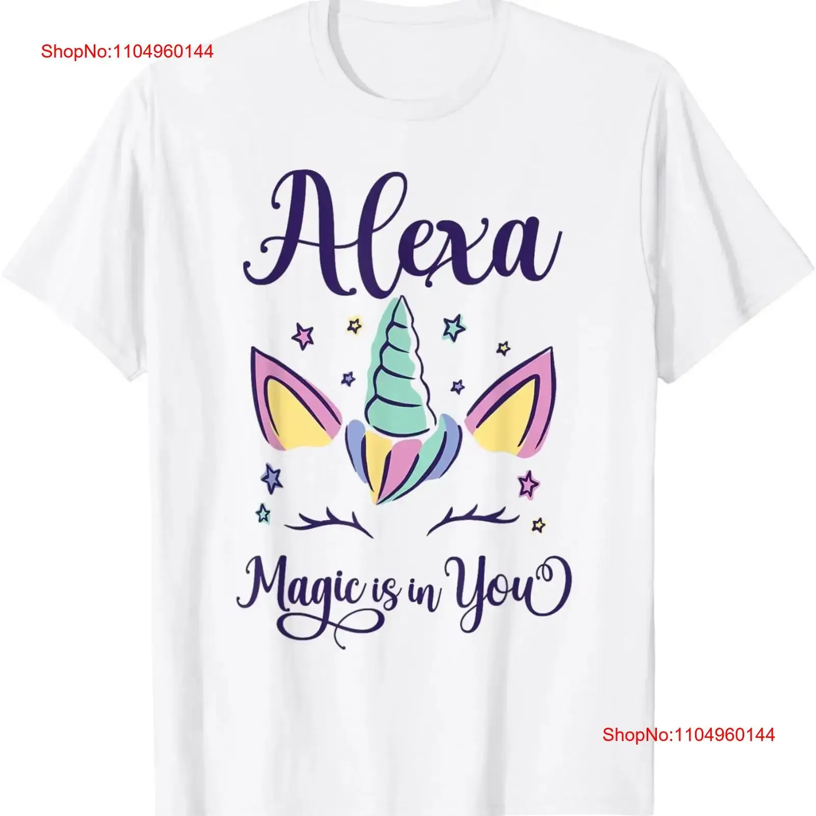 

First Name Alexa Personalized I Love T Shirt vintage Washed designer clothes streetwear Stretched Unisex Top For Everyday Wear