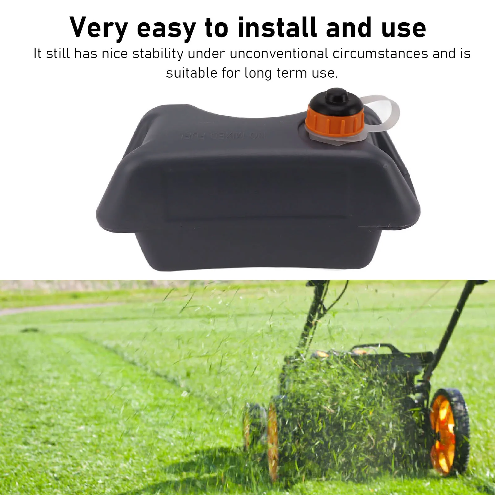 Lawn Mower Fuel Tank High-Hardness Plastic Field Mower Fuel Tank Compatible with MIKASA MT72 Robin EH12-2