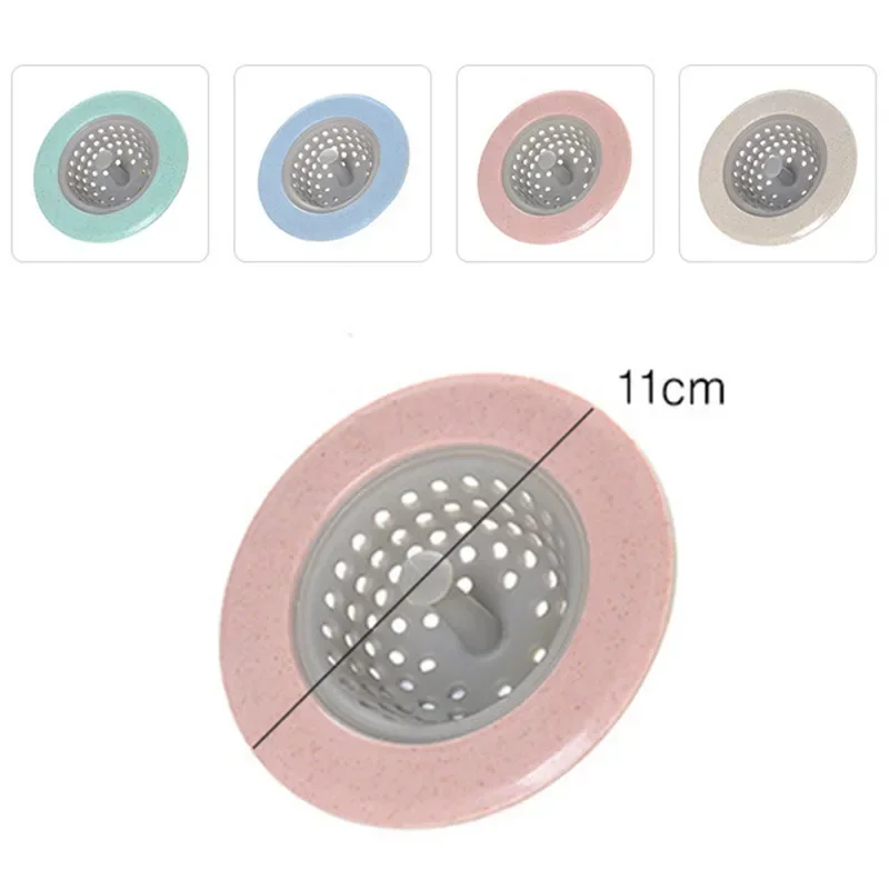 Sink Filter Tank Floor Drain Cover Hair Prevent Clogging Kitchen Sink Drain Plug Filter Kitchen Utensils