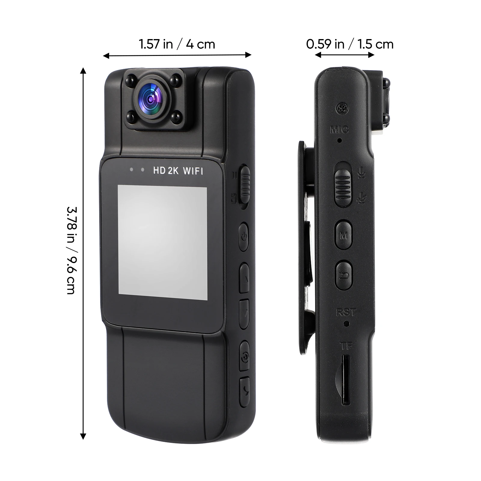 

2K Law Recorder 1.6 Inch Long Wifi Wide Angle Night Vision Recorders For Meeting Sports Cameras Video Equipment