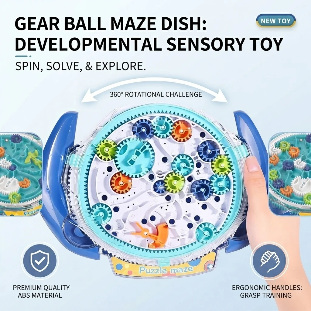 Bosu Ball Balance - Laberinto de Engranajes 3D para Niños