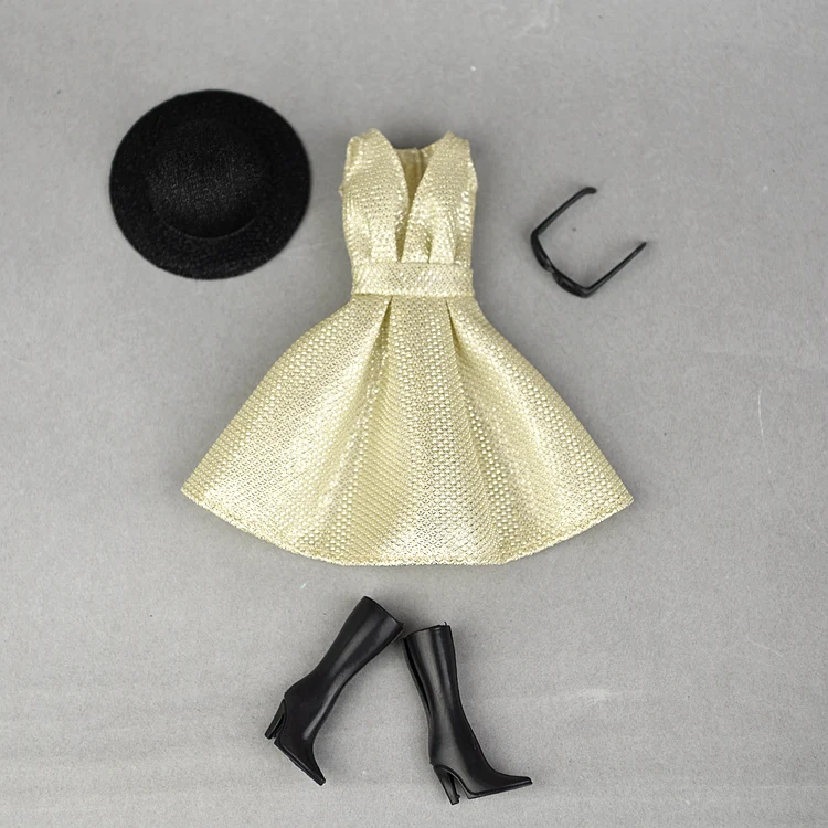 

30cm doll dress set / doll skirt evening gown outfit for 1/6 Xinyi FR ST ob BB Doll clothes accessories