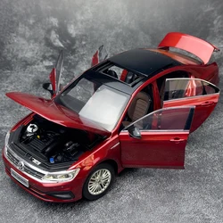 New 1:18 VW Lamando Alloy Car Model Diecasts Metal Vehicles Car Model High Simulation Collection Childrens Toys Gifts Decoration