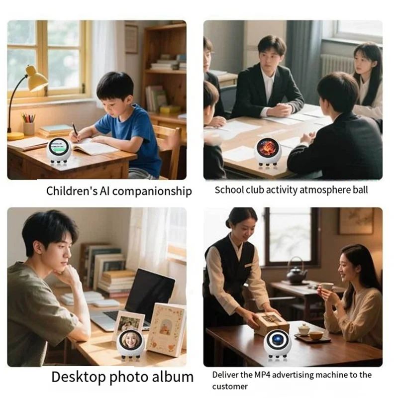 FFYY-Xiaozhi AI Voice Chat Robot Deepseek ESP32-S3 N16R8 Development Board Wifi BT BLE5 1.28" LCD Display For ESP Home Assistant