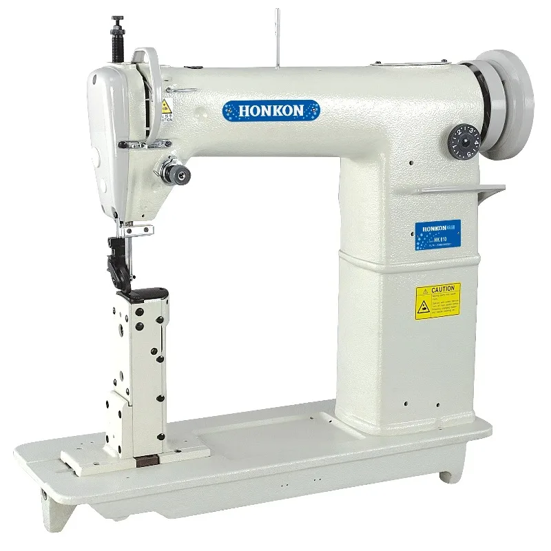 Double Needle Post-bed Industrial Shoes Outsole Sewing Machine For Shoe Upper Stitching HK-810