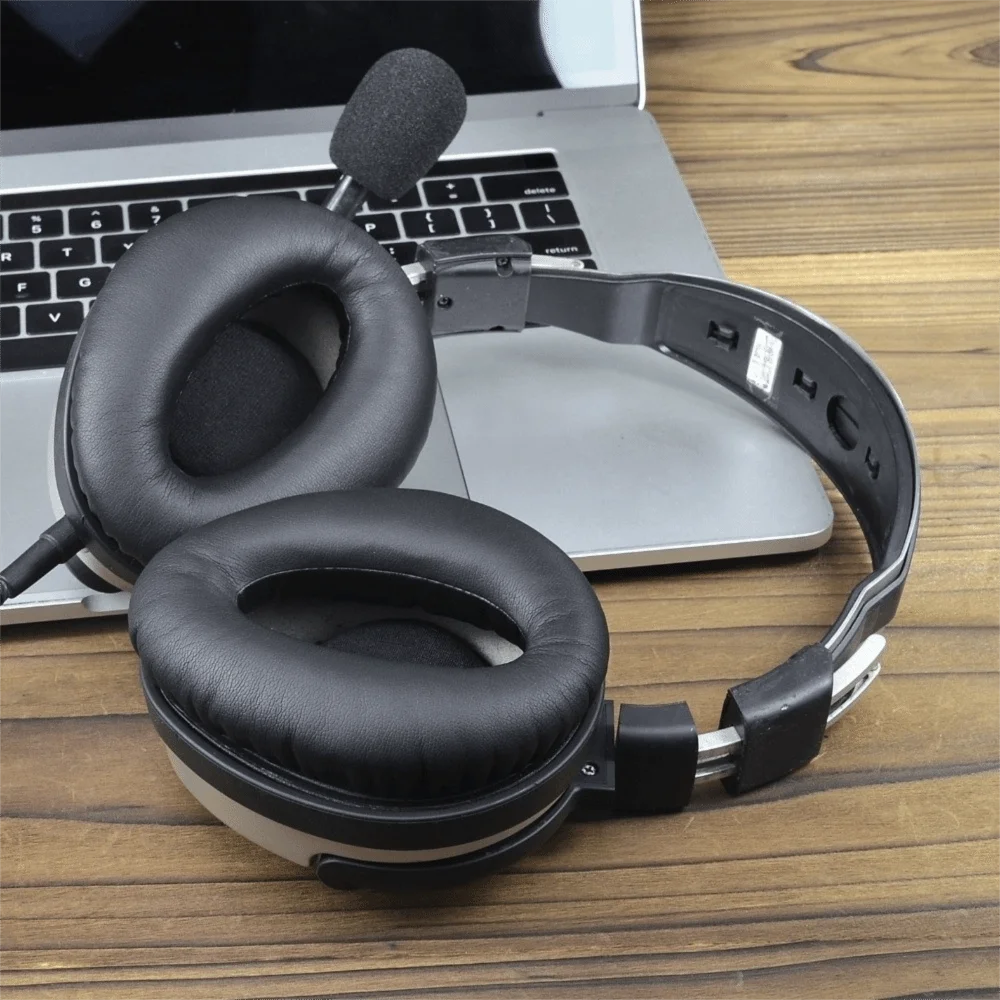 1 Pair Replacement Headphone Ear Pads Durable Headphone Headband for Lightspeed Zulu/Zulu.2/Zulu PFX /Aviation Sierra Tango