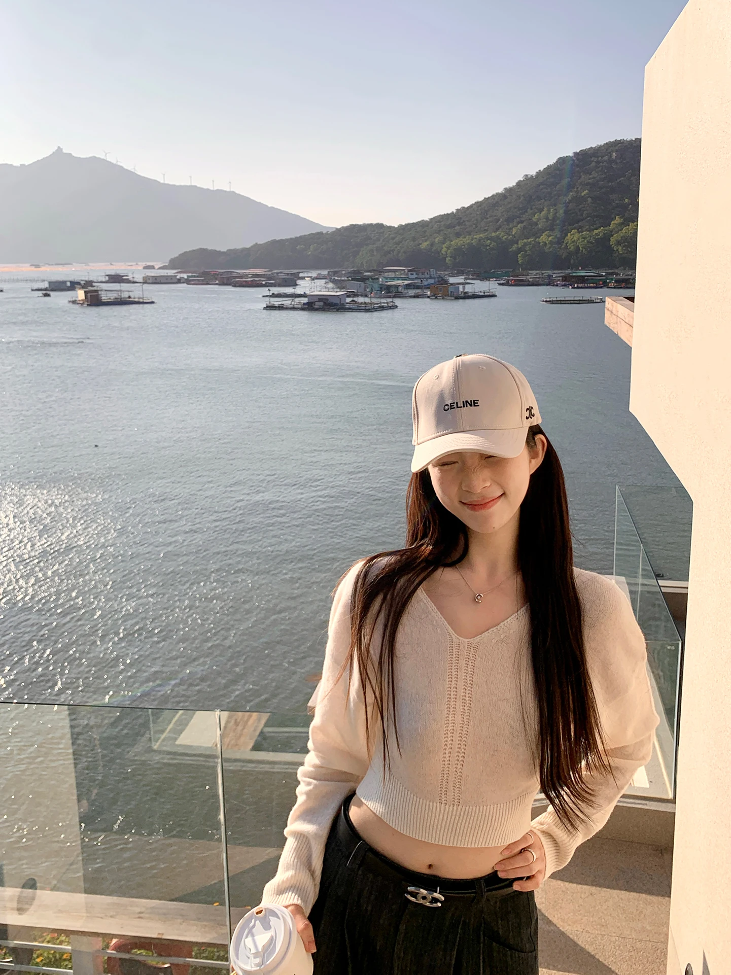 

Женский повседневный укороченный вязаный шерстяной свитер с V-образным вырезом, полностью из шерсти, приталенный, белый, универсальный топ, весенний сезон, с длинным рукавом