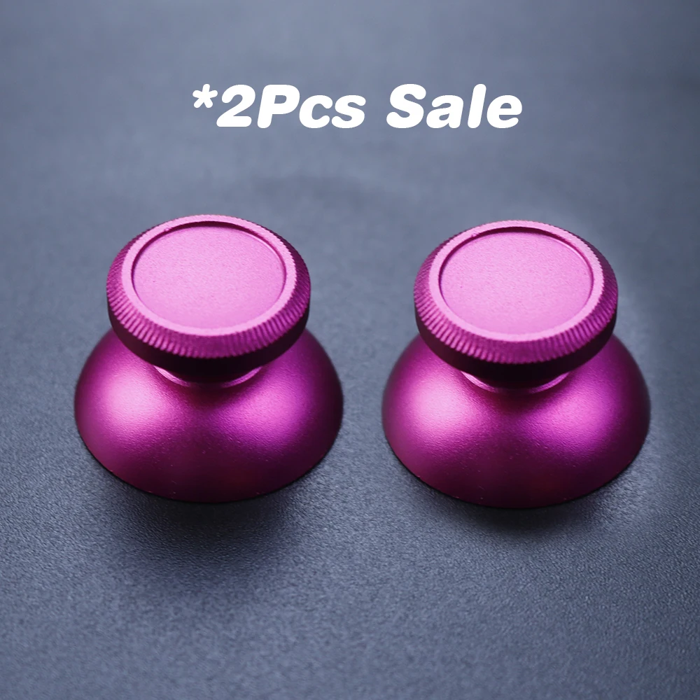 2Pcs For Xbox One X S Metal Grip Caps 3D Analog Thumbstick Aluminum Joystick Universal Cover Buttons For PS4 Pro Slim Controller