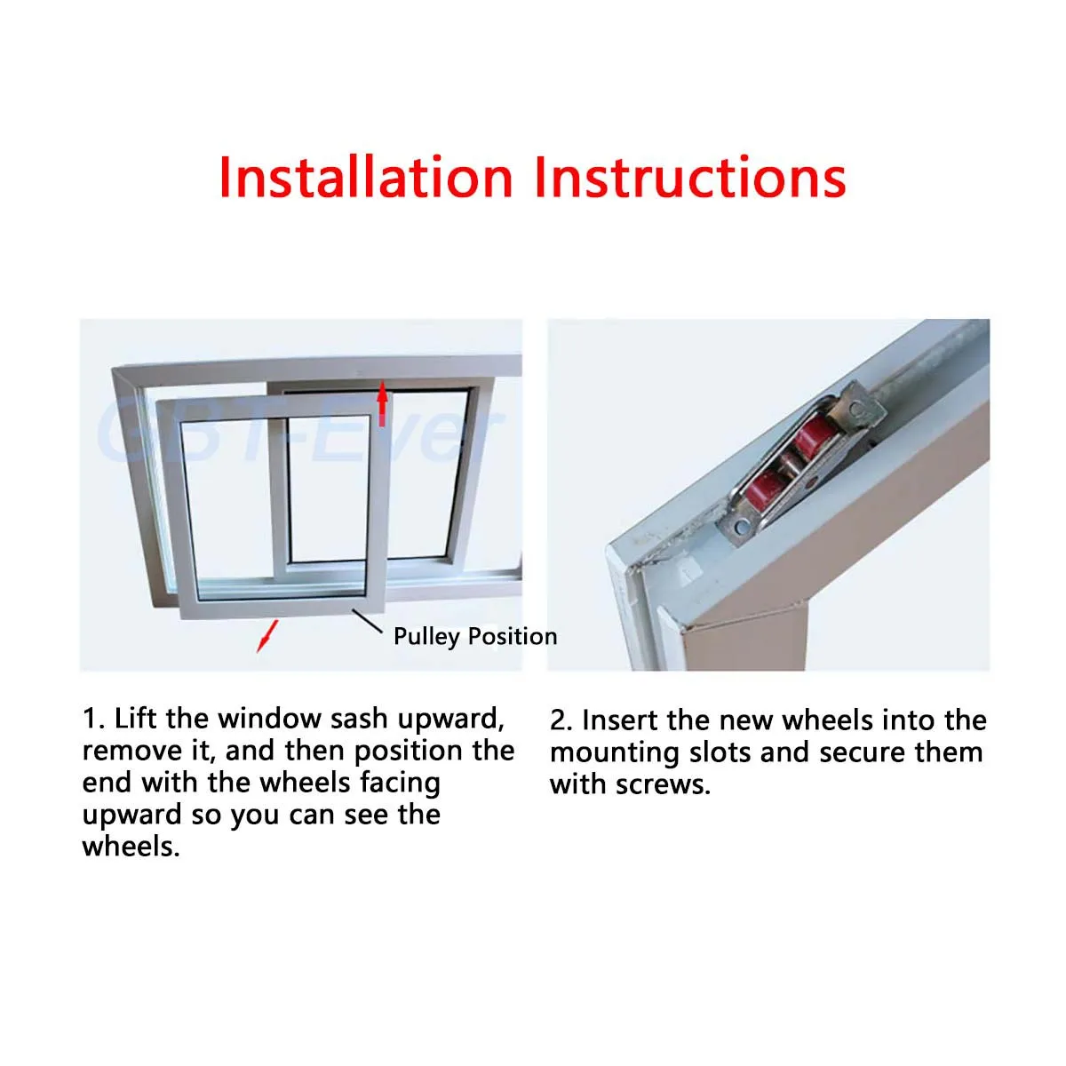 1-4Pcs Stainless Steel&Plastic Window Pulley Glass Sliding Door Roller Runner Display Cabinet Mute Wheel Track Pulley Furniture