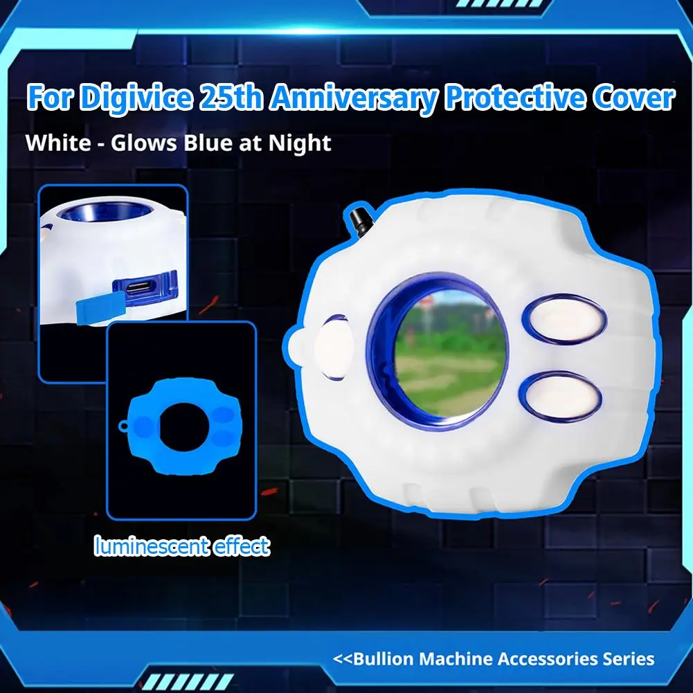 Glow In Dark Silicone Case For Digivice 25th Color Evolution - Shockproof Cover, 25th Anniversary Protector Accessories