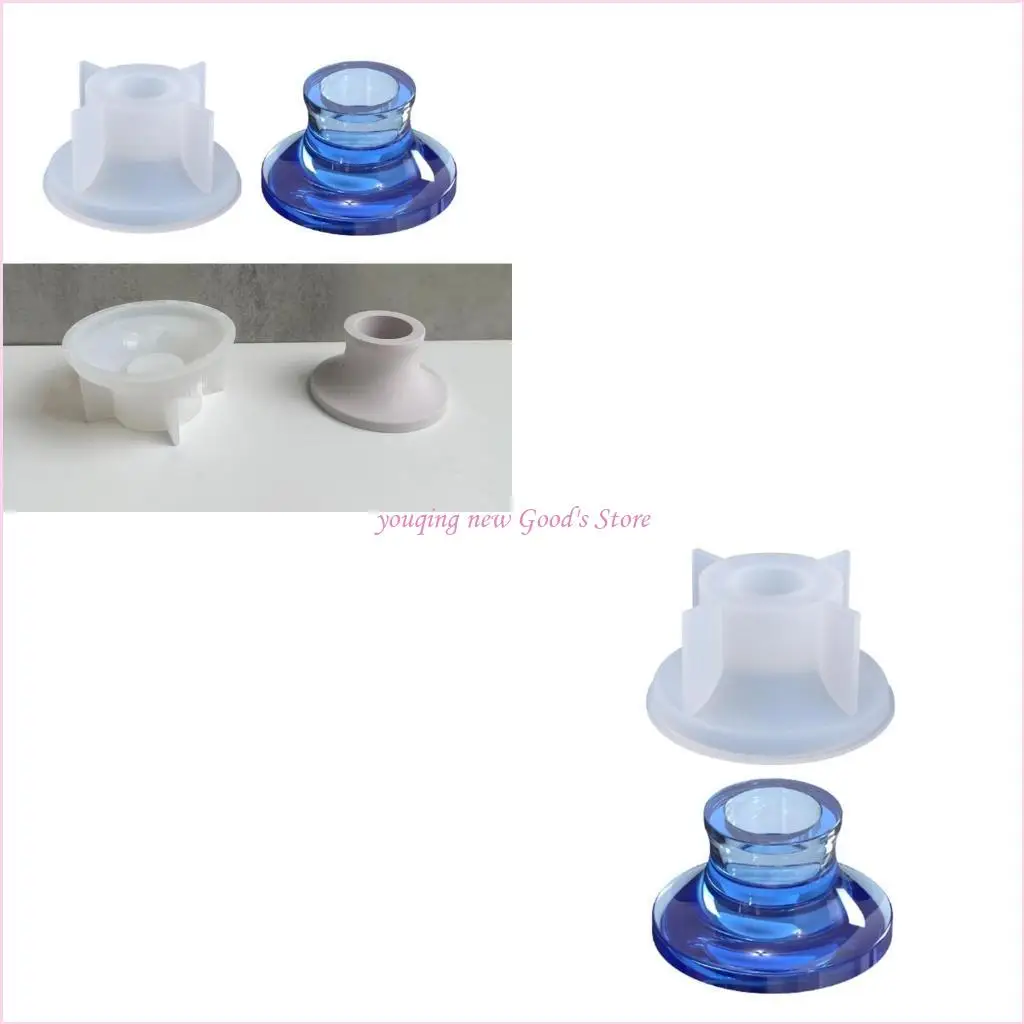 

57QA Circle Resin Holder Molds Flower/Star Epoxy Molds for Casting Jewelry Storage Box,Ashtray,Home Table Decorations