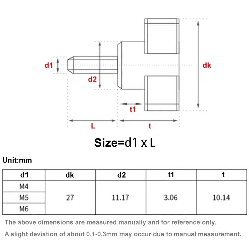 5/10 قطعة M4 M5 M6 304 الفولاذ المقاوم للصدأ مقبض اليد مسامير 27 مللي متر رئيس الباكليت مقبض قابل للتعديل الإبهام البراغي Z نوع T نوع قبضة مسامير #6