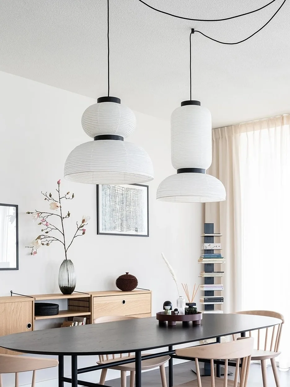 Lampa wisząca Nordic Vertigo żyrandol E27 żyrandol do salonu Home Decor nowoczesne oświetlenie z jedwabiu Tense lampa wisząca