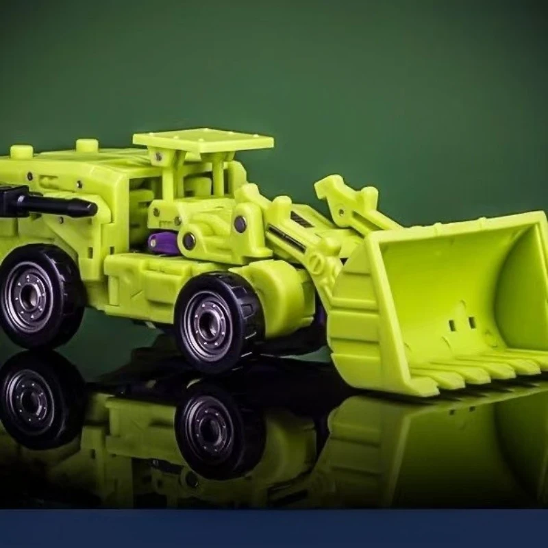 Transformiertes Spielzeug MS-B37A&B38A Kleiner proportionaler Gabelstapler mit feiner Beschichtung + Mischer-LKW-Set, Modell, Originalverpackung, Sammlung, Geschenk