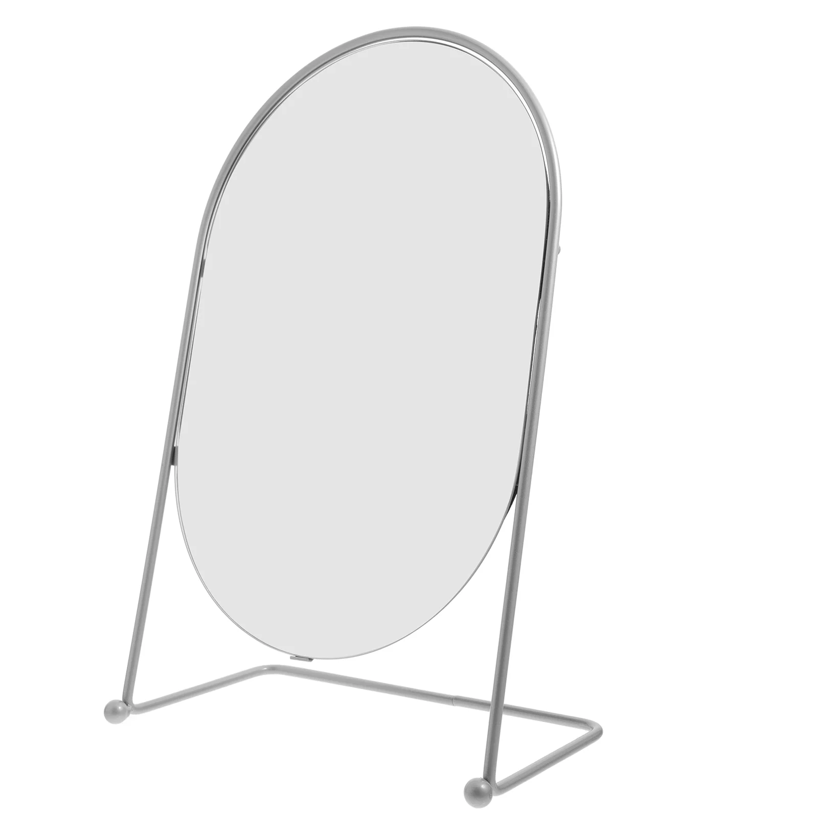 13 Inch Dresser Dressing Table Vanity Mirror Small Desk Top with Stand 3500X2100X1200CM Dorm Silver Bedroom