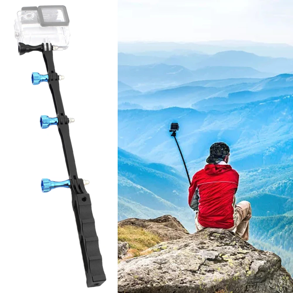 Gopro用3 in 1折りたたみ式および調整可能3 in 1折りたたみ式および調整可能アクセサリ,ネジ付き,エクステンション,ピボットアーム,アルミニウム合金