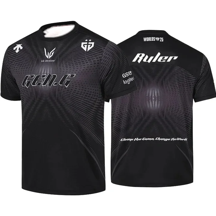 

GEN. G Team Chovy World Championship 2025 New LOL Esports Professional Player Training Clothes Super Large T-shirt