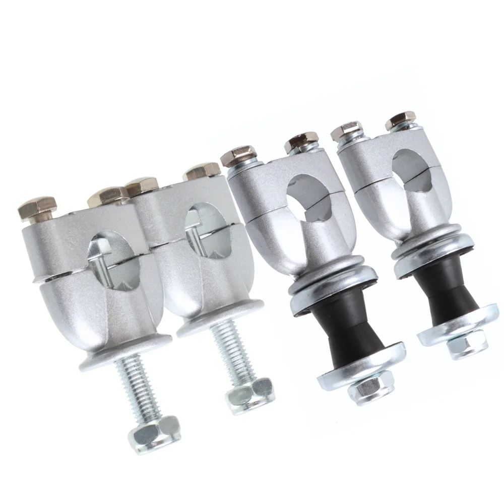 1 Pair 7/8 Aluminum Motorcycle Handlebar Risers 22mm Handle Bar Mount Clamps Dirt Pit Bike Motorbike Accessories Universal
