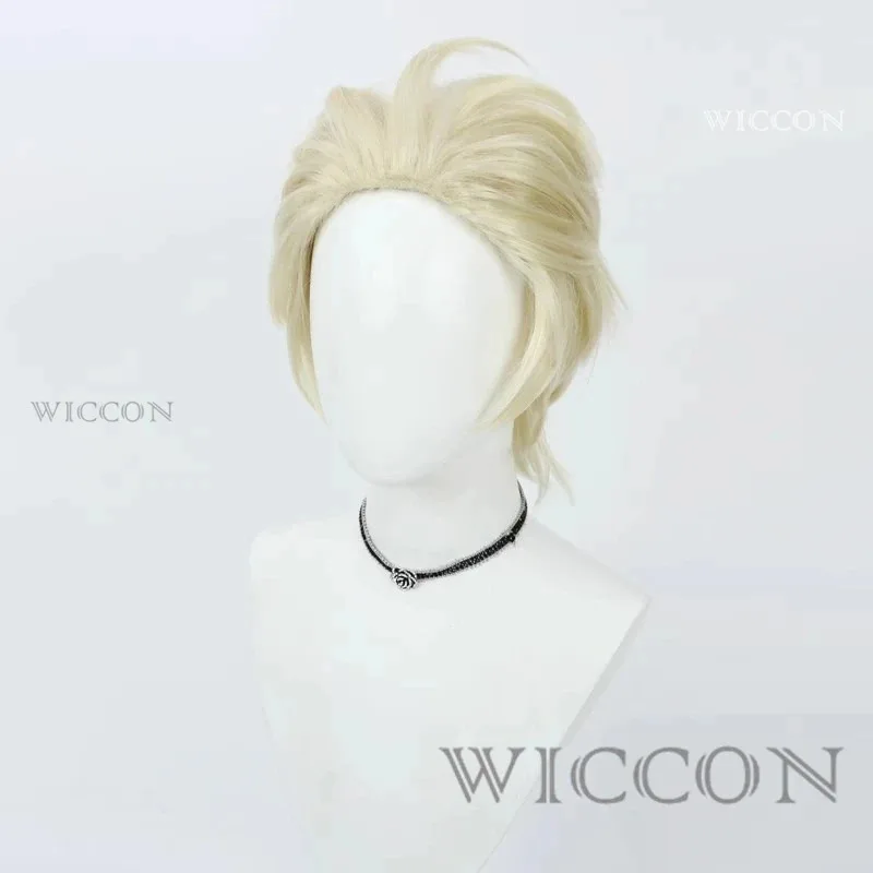 Hazbin Lucifer Cosplay Anime Hotel Morningstar Cosplay Costume Wig Daddy White Suit Devil Hell Halloween Party Adult Men Costume