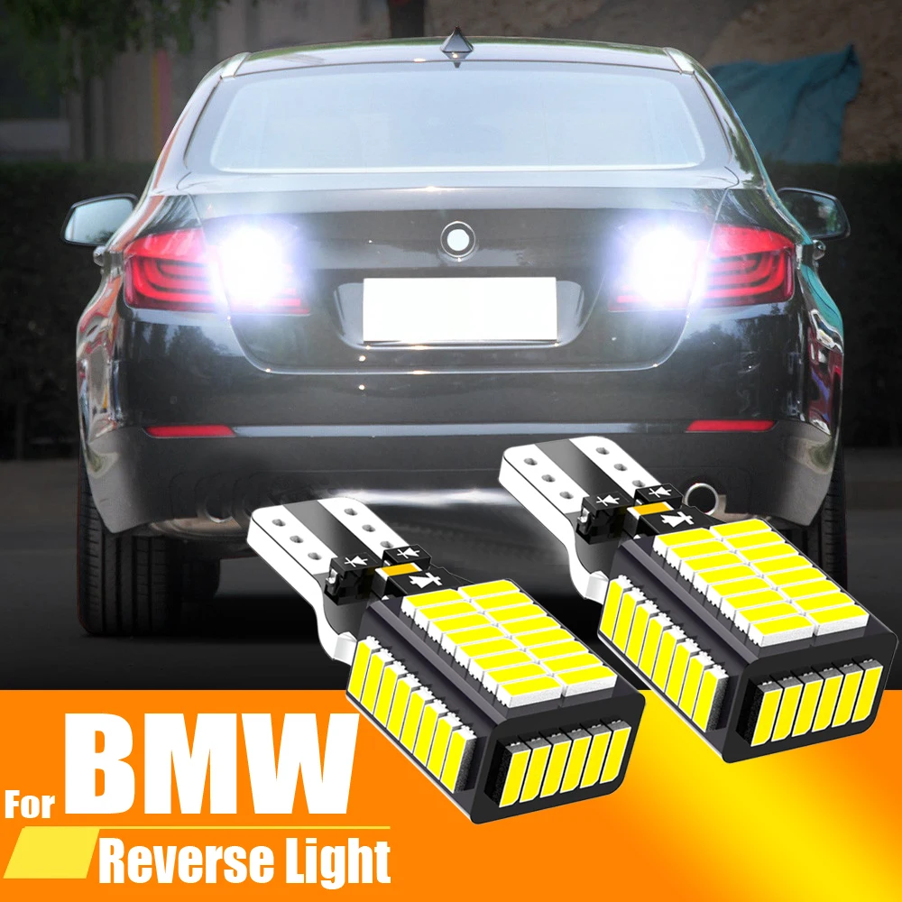 2pcs LED Reverse Light Blub Backup Lamp W16W T15 921 912 Canbus For BMW E81 E87 E88 E82 E92 E90 E91 E60 F07 F11 E61 1 3 5 Series