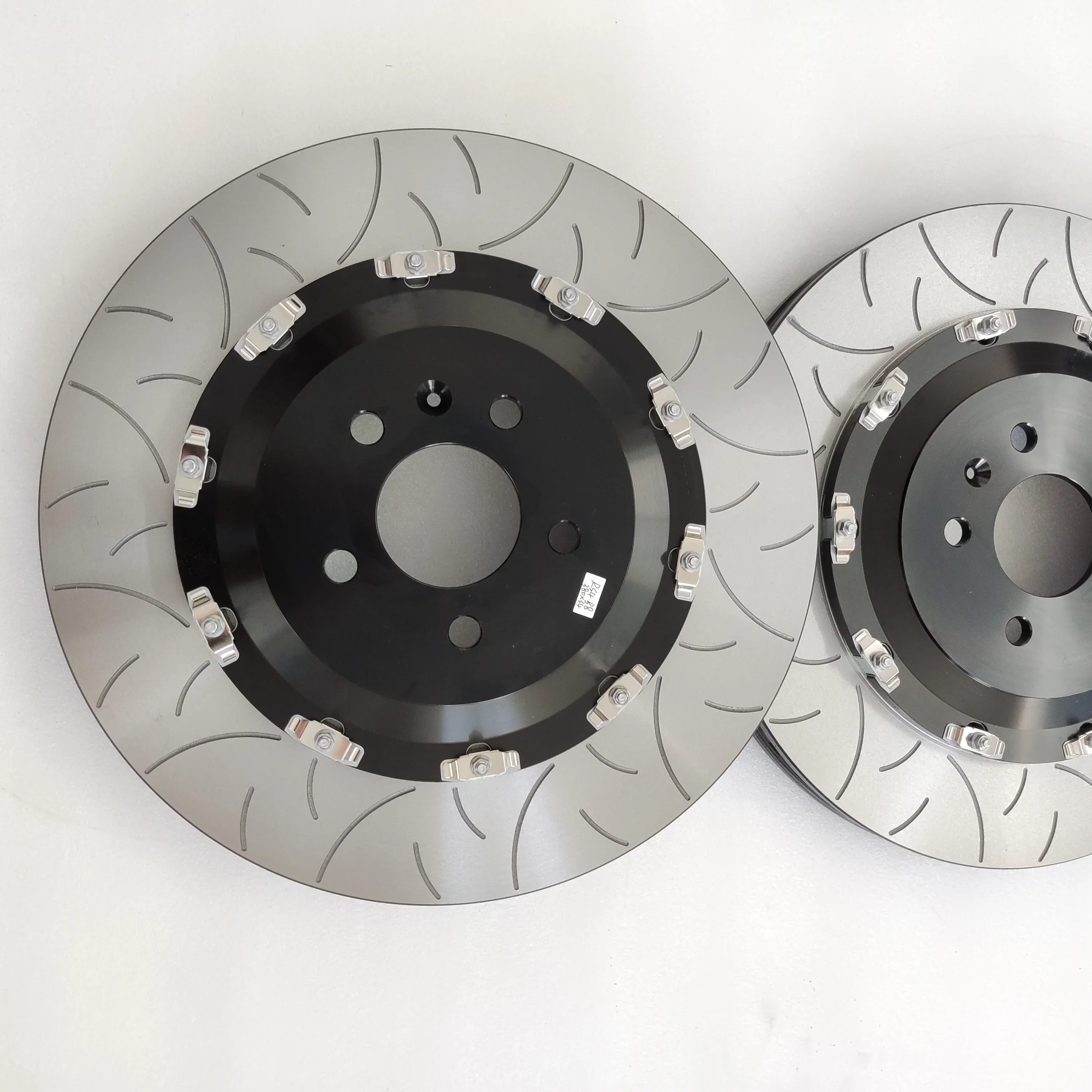 Custom Large Floating Black Brake Discs 360*30-Front Center Bell For 2022 I30N FL Facelift