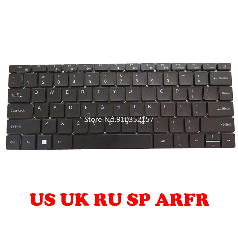 Laptop Keyboard For FUNHOUSE F10 MPro English US Arabic French ARFR Russian Spanish United Kingdom UK/GB