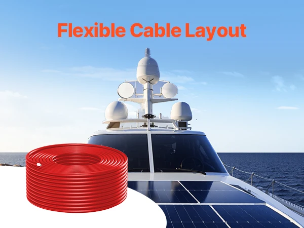 SucceBuy 100FT Solar Panel Extension Cable 10AWG 6mm² IP67 Waterproof Solar Extension Cable for Home Ship and RV Solar Panels