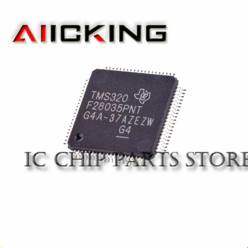 2 2 buah, LQFP-80MCU 32Bit C28x RISC 128KB Flash 1.8V/3.3V 80Pin LQFP Tray, Chip IC asli, dalam stok