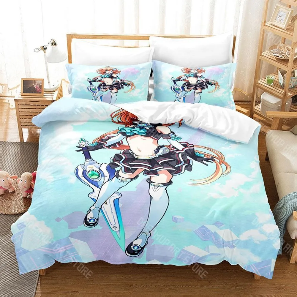 3D Printed Kannuki Natsume New Mahou Kaiju Bedding Set for Boys Girls Duvet Cover Twin Queen King Full Single Double Sizes