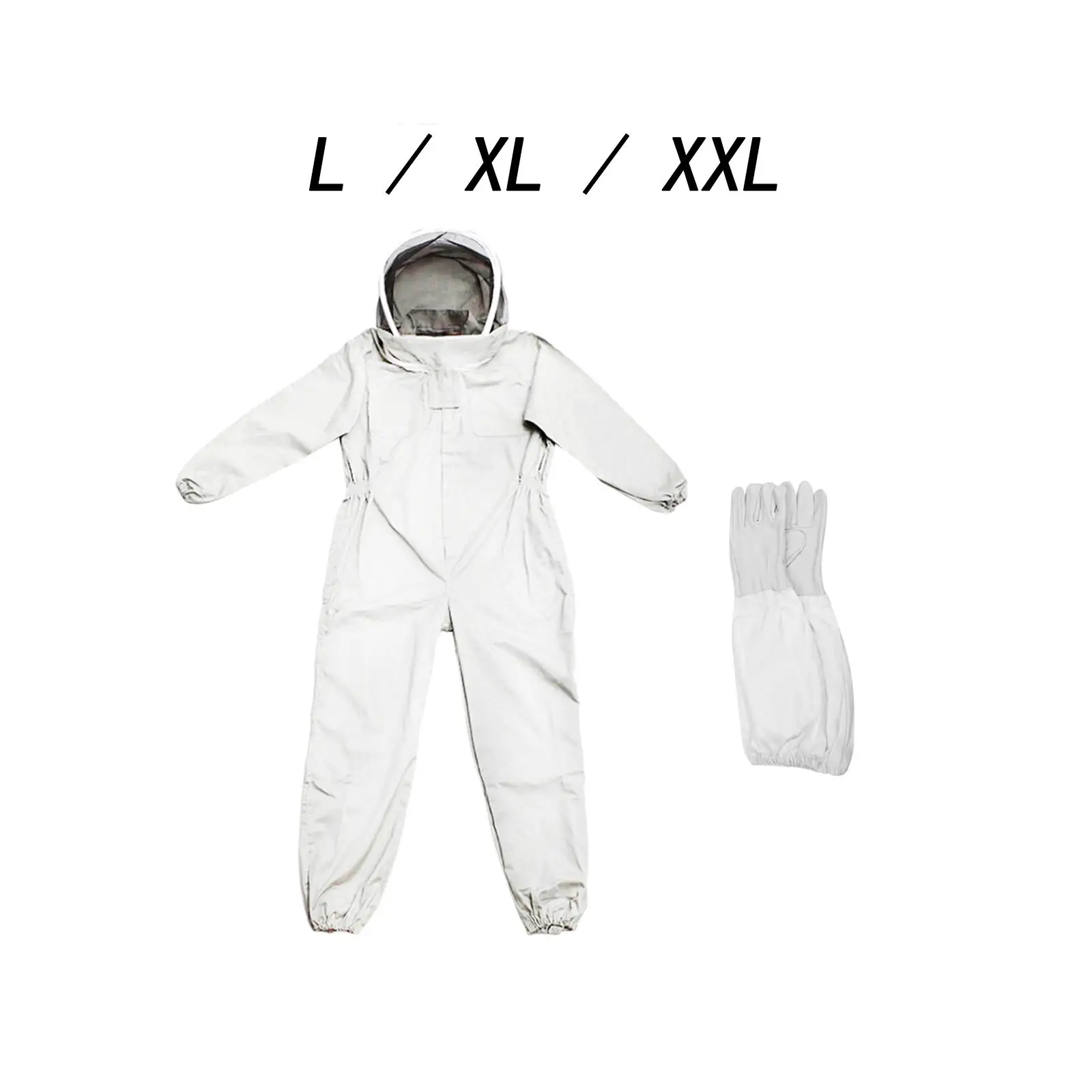 Bee Protection Suit with Protective Hat Beekeeping Supplies Beekeeper Costume Beekeeping Jacket Beekeeping Clothes with Gloves