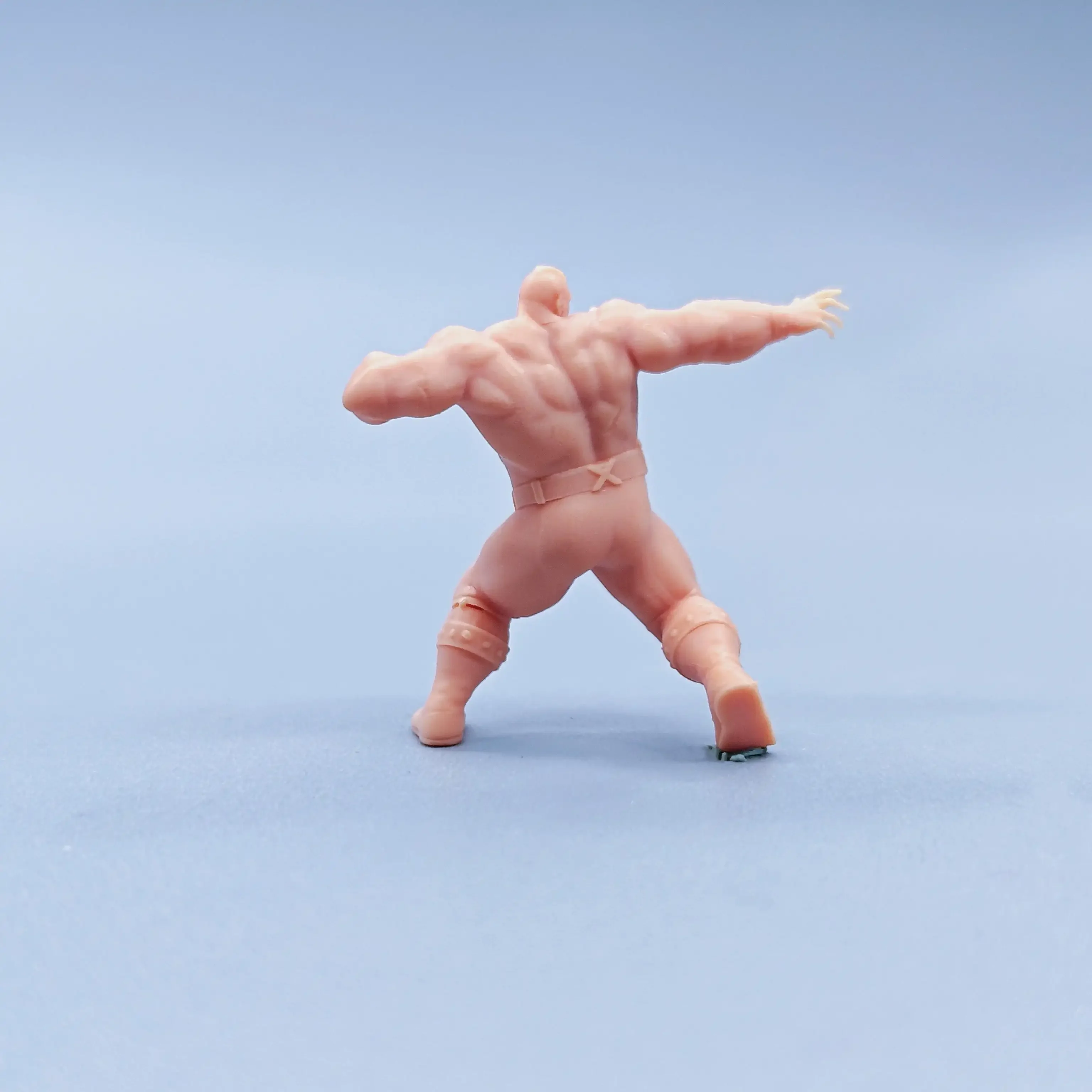 1/64 1/43 Beeldjes Schaalmodel Hars Street Fighter Zangief Ongekleurde Miniaturen Diorama handgeschilderde C112