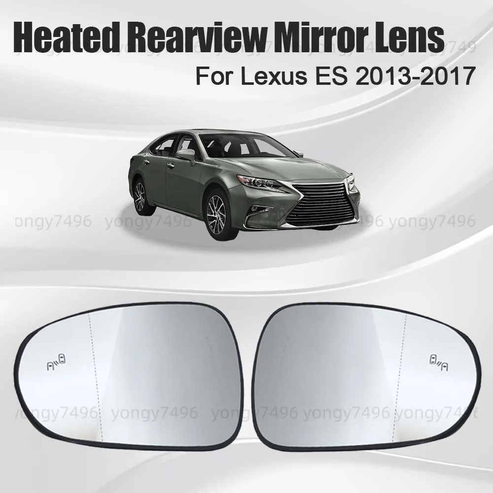 

Car Wide Angle Heated Replace Rearview Mirror Lens For Lexus ES 2013 2014 2015 2016 2017 Cars Accessories Upgrade Mirrored Glass