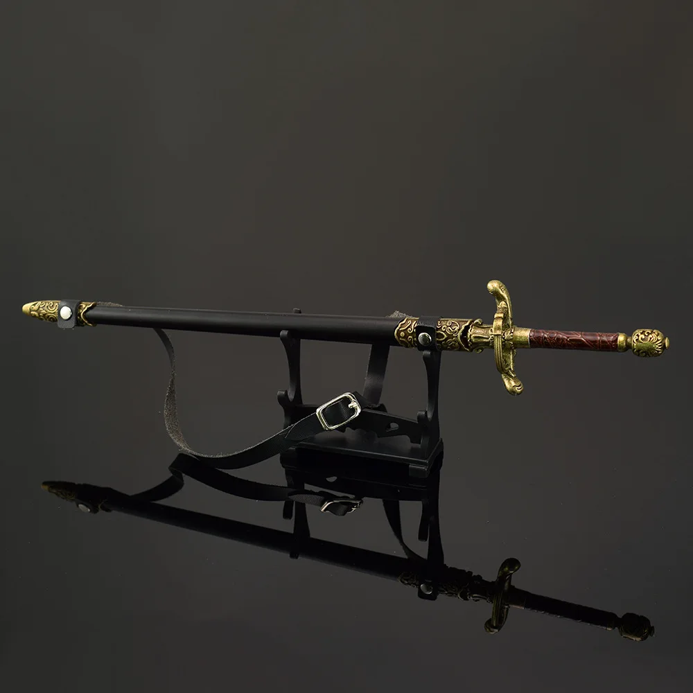 30cm Nowa Figurka z Gry Needle Metalowy Model Rekwizyty Rzemieślnicze Dekoracja na Biurko Ozdoby Prezent Urodzinowy dla Chłopców Zabawki