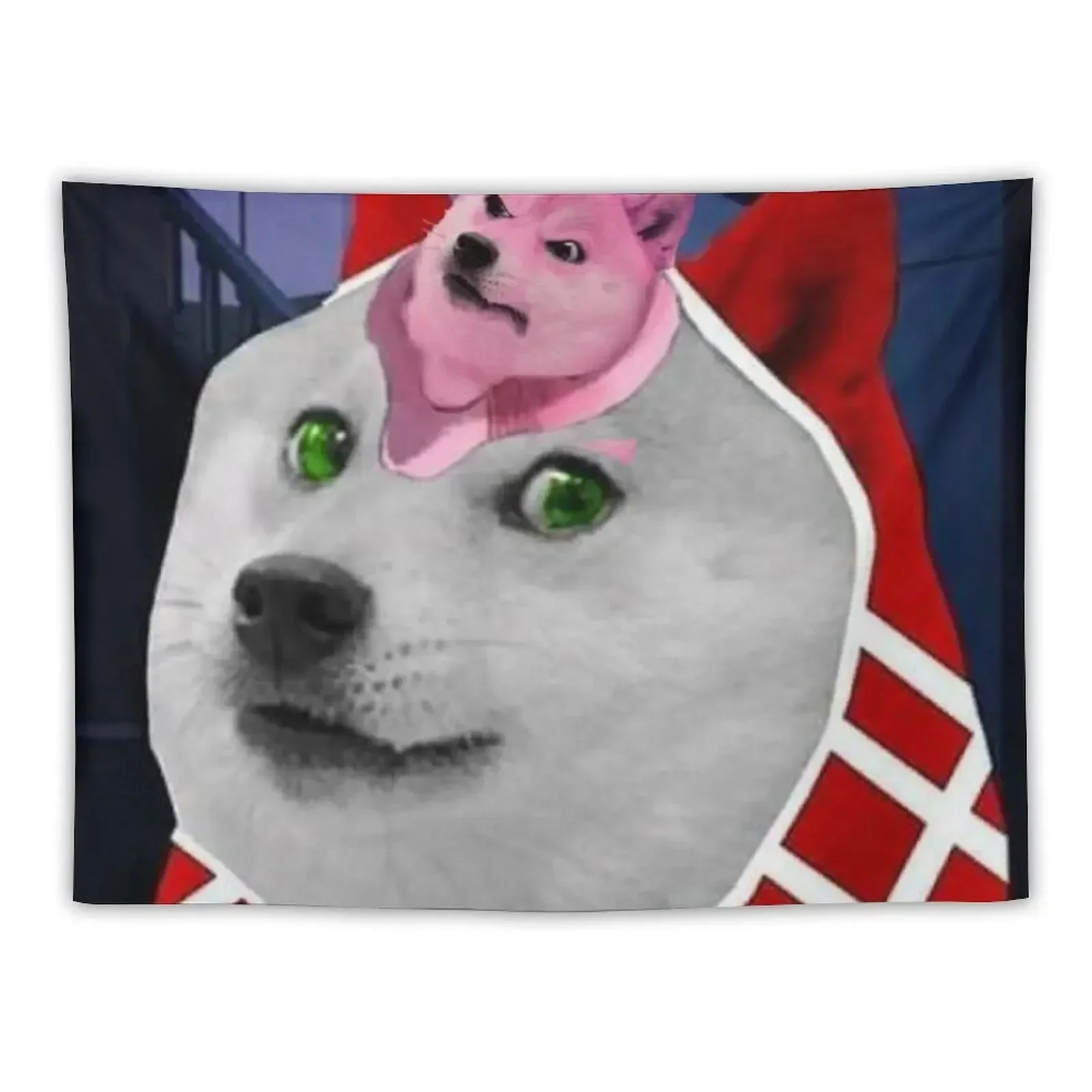 King Crimson Doge Tapestry Aesthetic Room Decor Bedroom Deco Anime Decor Tapestry