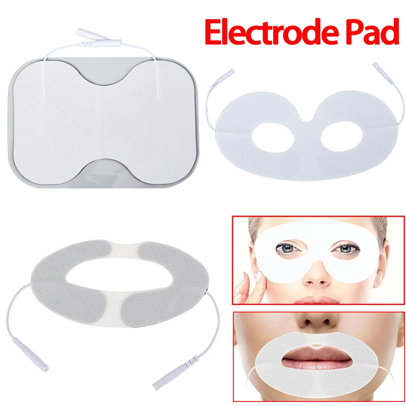 Eyes/Lips/Waist Electrode Pad Non Woven Fabric Replacement Electrode Patch Accessory for Pulse Massager Electrode Pad