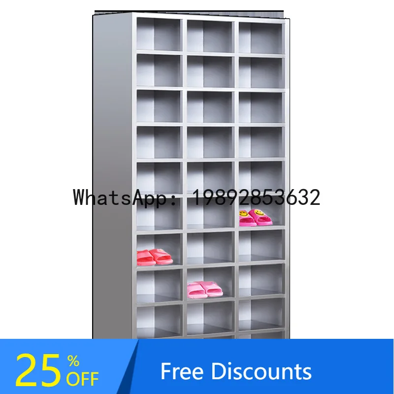 YFY Stainless Steel Dust-Free  Cabinet Factory Employee Locker Room  Double-Sided Shoe Changing Cabinet Storage Cabinet