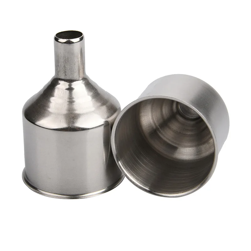 15mm Wide Mouth Funnels Bar Wine Flask Funnel Stainless Steel For Filling Hip Flask Narrow-Mouth Bottles Kitchen Jug Funnel