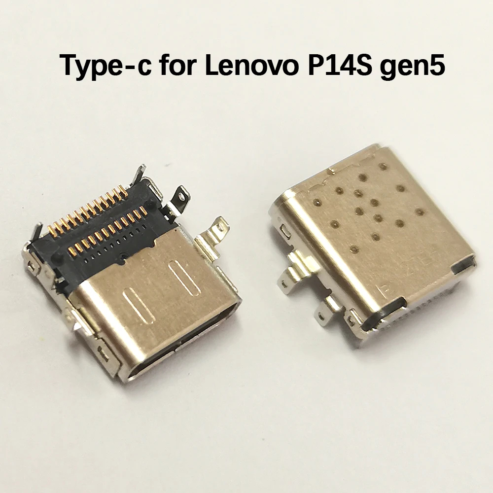 24-Pin Typ-C Buchse SMD PCB-Montage USB-C-Anschluss für Lenovo P14S Gen5 Typ-C Stromlade- und Datenanschluss – Detail 1