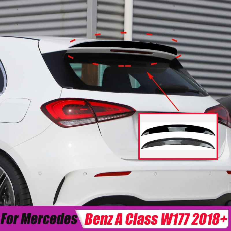 

Задний спойлер багажника на крышу для Mercedes Benz A Class W177 A180 A200 A220 A45 A35 2018-2024 AMG Wing Lip Tail Fin Tuning Auto Parts
