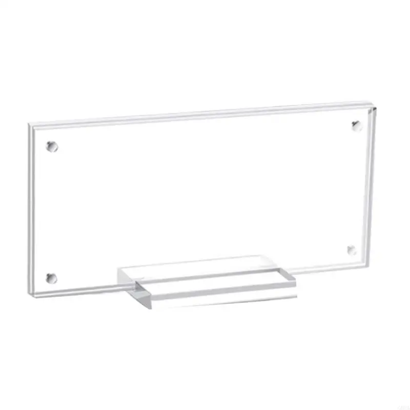 G8TA Acrylics Bill Display Stand Currency Ticket Protector Dollar Bill Display Stand