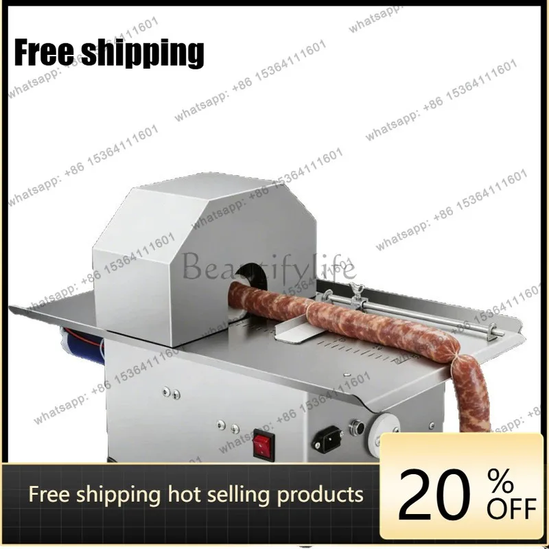 Commercial sausage knotting machine, fully automatic free winding and disconnection